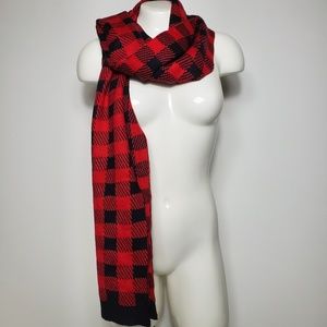 Woolrich Red Plaid Scarf